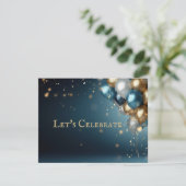 Élégant classique ballons Invitation de fête d'ann (Debout devant)