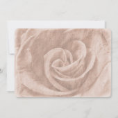 Élégant classique Floral Rustic Faire-part de mari (Dos)