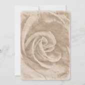 Élégant classique Floral Rustique Faire-part de ma (Dos)