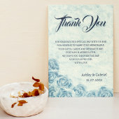 Élégant classique Floral Rustique Mariage Merci 2