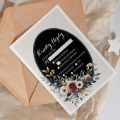 Élégant classique Floral Rustique réponse Mariage