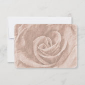 Élégant classique Floral Rustique réponse Mariage  (Dos)