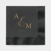 Élégant, Classique, Monogramme, Mariage (Recto)