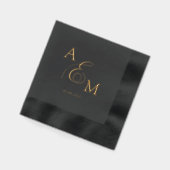 Élégant, Classique, Monogramme, Mariage (Gauche)