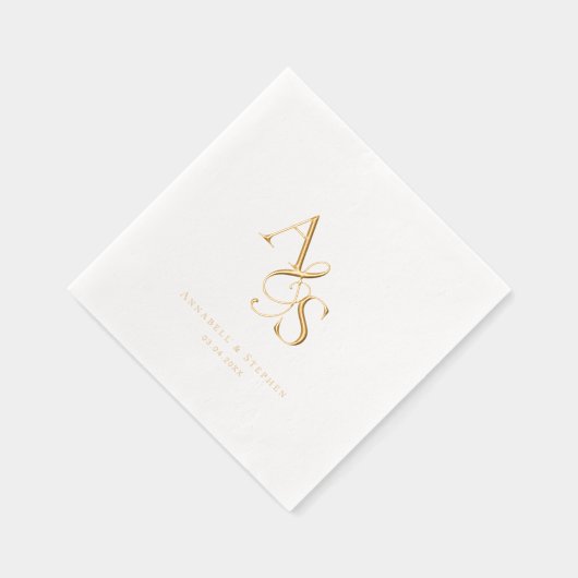 Élégant, Classique, Monogramme, Mariage (Droite)