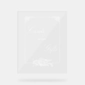 Élégant classique Rococo Floral (Recto)