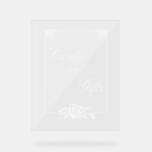 Élégant classique Rococo Floral (Recto)