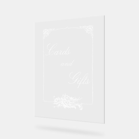 Élégant classique Rococo Floral (Angle)