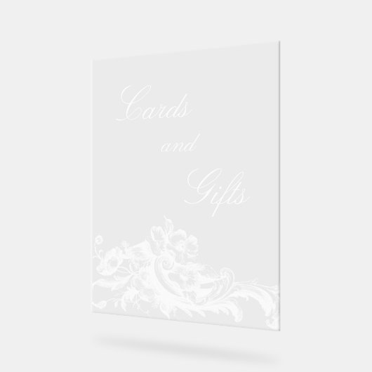 Élégant classique Rococo Floral (Angle)