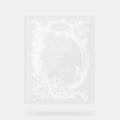 Élégant classique Rococo Floral (Recto)