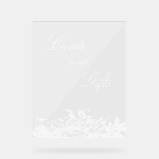 Élégant classique Rococo Floral (Recto)