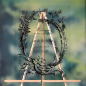 Elégant classique Rococo Floral Bienvenue (Neutre)