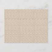 Elegant Classy Beige RSVP Enclosure Kaart (Achterkant)
