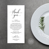 Elegant Classy Black, plaats instellen Dank je kaa Programma