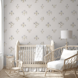 Elegant classy botanisch bloemmotief behang