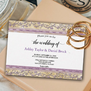 Elegant Classy Chic Lijst Formele bruiloft Kaart