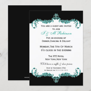 Elegant Classy Corporate party Invitation Kaart