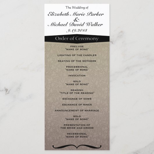 Elegant Classy Damask Programma (Voorkant)