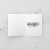 Elegant & Classy "Heel erg bedankt!" Kaart (Binnen)