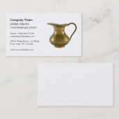 Elegant Clean Antiek Dealer Visitekaartje (Voorkant / Achterkant)