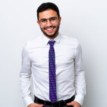 Elegant Clothes Peg Pattern Stropdas