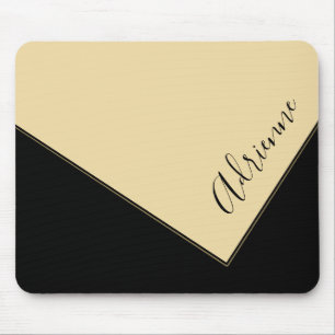 Elegant Clutch Purse Design gepersonaliseerd geel Muismat