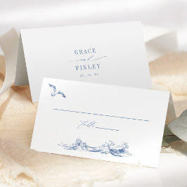 Elegant Coastal Chic Blue Wedding