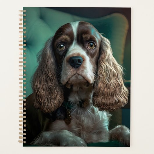 Elégant Cocker Spaniel Classic Portrait Design (Devant)
