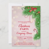 Elegant Cocktail de Noël Invitation de fête de Noë (Devant)