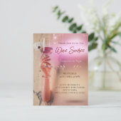 Elégant Cocktail Soiree Decoupage Invitation (Debout devant)