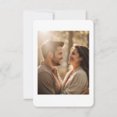 Elégant code QR photo moderne| RSVP | Site | (Dos)