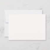 Élégant Code QR RSVP de Mariage Floral Rose Vibran (Dos)