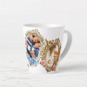 Elegant Coffee Mug with Classic Gold Frame - Desig (Angle droit)