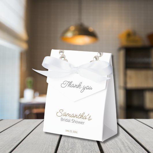 Elégant collier Pearl Fête des mariées Ballotins