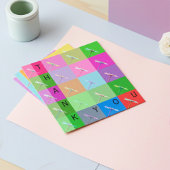 Elégant coloré Abstrait marguerite Merci floral