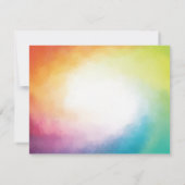 Élégant coloré moderne Abstrait vierge Modèle (Dos)