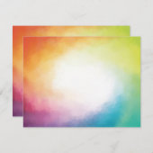 Élégant coloré moderne Abstrait vierge Modèle (Devant / Derrière)