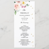 Elegant Colorful Beauty Flowers * Gouddruppels Menu (Voorkant)