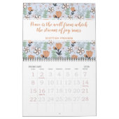 Elegant Colorful Inspirerend Quote Floral 2022 Kalender (Feb 2026)