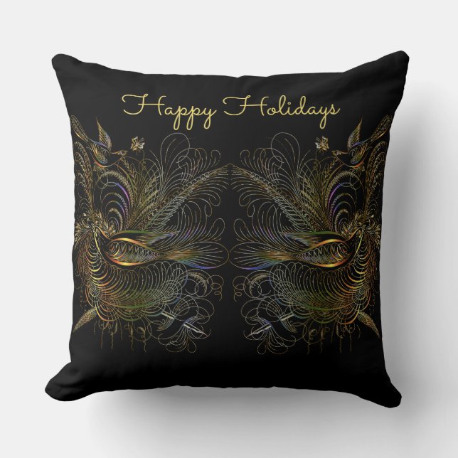 Elegant Colorful Partridges Kussen (Voorkant)