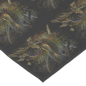 Elegant Colorful Partridges Medium Tafelloper (Hoek)