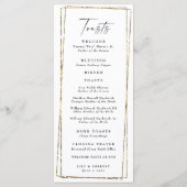 Elegant Colorful Wildflower Rehearsal Dinner Menu (Achterkant)