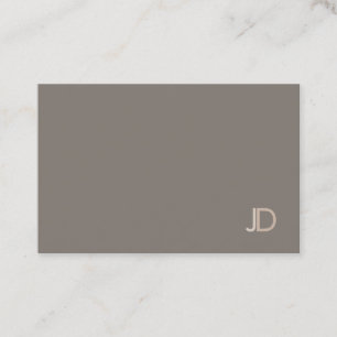Elegant Colors Modern Monogram Sjabloon Trendy Visitekaartje