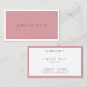 Elegant Colors Moderne Simple Sjabloon Professiona Visitekaartje (Voorkant / Achterkant)