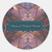 Elegant Colors Ronde Sticker (Voorkant)