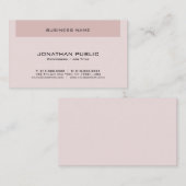 Elegant Colour Harmony Modern Simple Professional Visitekaartje (Voorkant / Achterkant)