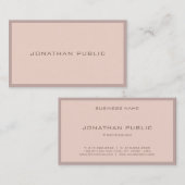 Elegant Colour Harmony Moderne Eenvoudige Stijlvol Visitekaartje (Voorkant / Achterkant)