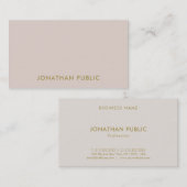 Elegant Colour Harmony Professional Chic Sjabloon Visitekaartje (Voorkant / Achterkant)