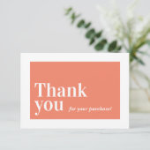 ÉLÉGANT COMMANDE INSÉRER l'entreprise merci orange (Debout devant)