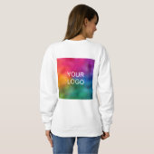 Elegant Company Business Logo Women's Basic Trui (Achterkant volledig)